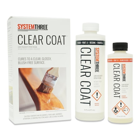 System Three Resins Clear Coat Epoxy Resin, 1.5 Pint Kit 0600K40